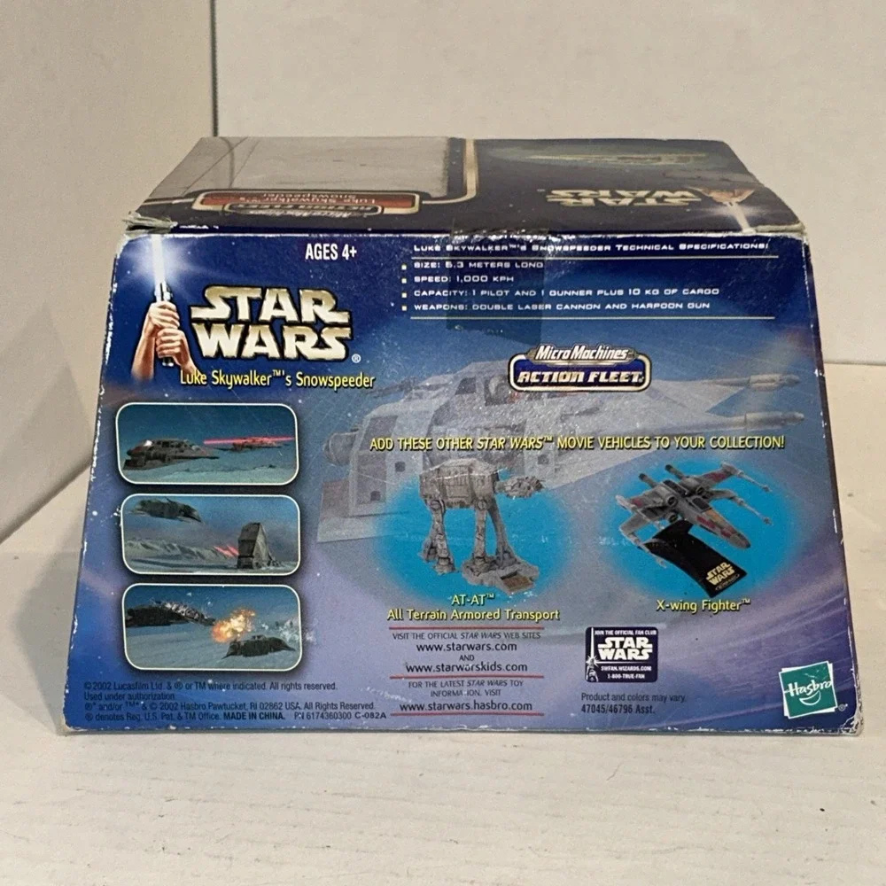 Star Wars Micro Machines Action Fleet Luke Skywalker's Snowspeeder‎ 2002 Hasbro